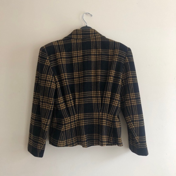 Vintage Plaid Wool Skirt Suit - Picture 12 of 16